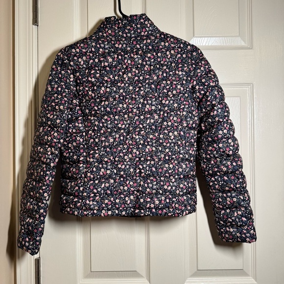 Polo by Ralph Lauren Floral Kids Puffer Jacket - Black and Pink - Picture 4 of 10